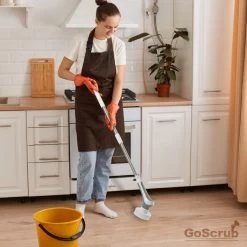 GoScrub® Elektrische Schoonmaakborstel – Elektrische Schrobber - Schrobborstel – Voor Badkamer Of Keuken – Schrobber Met Steel – Luiwagen – Polijstmachine - Poetsmachine Met 10 Opzetstukken -Schoonmaakproducten Winkel 1200x1200 985