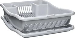 Curver Afdruiprek Met Met Lekbak Plateau - Kliksysteem - Afdruiprek Voor Afwas - Vaatwas Rek - Afdruiprek - 38x29x8,5 Cm - 2 Stuks -Schoonmaakproducten Winkel 1200x622 1