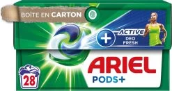 Ariel Wasmiddel Pods + Actieve Geurbestrijding - 28 Wasbeurten -Schoonmaakproducten Winkel 1200x636