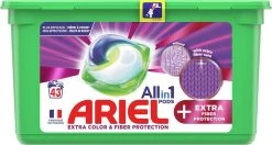 Ariel All In 1 Wasmiddel Pods +Vezelbescherming - 3x43 Wasbeurten - Voordeelverpakking -Schoonmaakproducten Winkel 1200x640 1