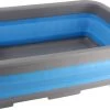 1x Grijs/blauwe Opvouwbare Afwasbak 37 X 28 Cm - Keukenbenodigdheden - Afwassen - Afwasbakken/afwasteilen/afdruiprekken Opvouwbaar -Schoonmaakproducten Winkel 1200x655