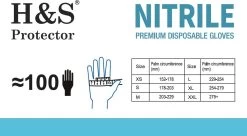 H&S PROTECTOR - Nitril Handschoenen - Wegwerp Handschoenen - Blauw - M - Poedervrij - 100 Stuks 11 H&S PROTECTOR - Nitril Handschoenen - Wegwerp Handschoenen - Blauw - M - Poedervrij - 100 Stuks -Schoonmaakproducten Winkel 1200x659