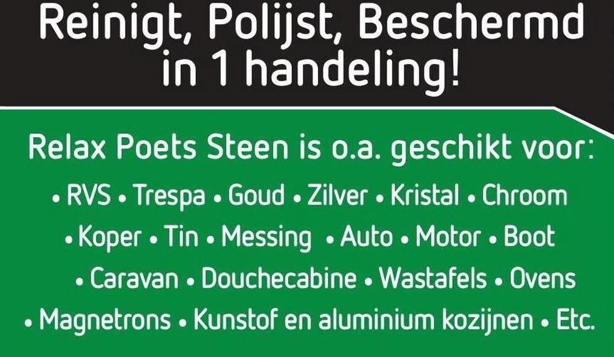 Merkloos Witte Poets Steen. Reinigingsmiddel. Reinigt, Beschermd En Polijst In 1 Handeling. 6 Merkloos Witte Poets Steen. Reinigingsmiddel. Reinigt, Beschermd En Polijst In 1 Handeling. - Afbeelding 4
