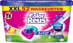 6x Witte Reus Power Caps Wasmiddelcapsules Color Reus 52 Stuks -Schoonmaakproducten Winkel 1200x704 1