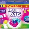 6x Witte Reus Power Caps Wasmiddelcapsules Color Reus 52 Stuks -Schoonmaakproducten Winkel 1200x704