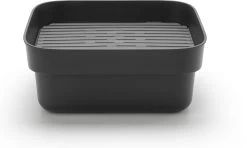 Brabantia SinkSide Afwasbak Vierkant - Met Afdruipschaal - Dark Grey