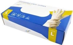 Wegwerp Handschoenen - Vinyl Handschoenen - Poedervrij - Wit - Maat L - 100 Stuks -Schoonmaakproducten Winkel 1200x744 1