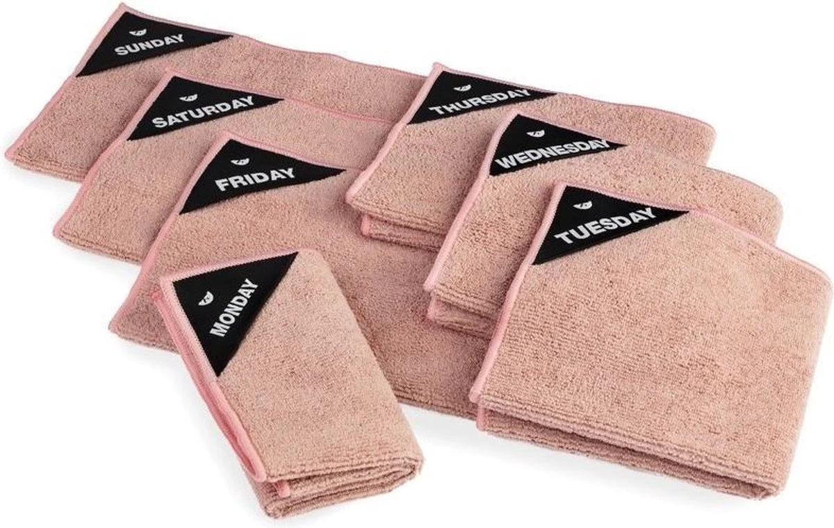 Klud Microvezel Vaatdoekjes - Blossem- Set Van 7 3 Klud Microvezel Vaatdoekjes - Blossem- Set Van 7