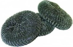 12 Stuks - Schuurspons Metaal - Pannenspons - Staalspons - Schoonmaakspons Voor Pannen En Bakplaat