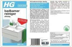 HG Badkamerreiniger Alledag - 500ml - Verwijdert Zeepresten, Huidvetten En Lichte Kalkaanslag 12 HG Badkamerreiniger Alledag - 500ml - Verwijdert Zeepresten, Huidvetten En Lichte Kalkaanslag -Schoonmaakproducten Winkel 1200x784 2