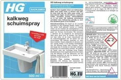 HG Kalkweg Schuimspray - 500ml - 100% Glans - Verwijdert En Voorkomt Kalk - Biologisch Afbreekbaar 13 HG Kalkweg Schuimspray - 500ml - 100% Glans - Verwijdert En Voorkomt Kalk - Biologisch Afbreekbaar -Schoonmaakproducten Winkel 1200x791 1