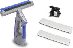 Swiss Pro+ Ruitenreiniger 3 In 1 WV 2 Blue Edition Window Vac - Ca. 120 M² - Waterzuiger - Incl. Smalle Zuigmond - Oplaadbaar - Raamwisser - Streeploos - Clicksystem - 2 Microvezeldoekjes - Met Sprayfunctie - Low Noise - Hepafilter -Schoonmaakproducten Winkel 1200x796 2
