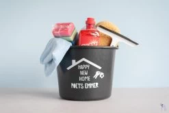 ByMi| Poetsemmer Happy New Home | Cadeautje Huis |Housewarming |Nieuwe Woning | Gepersonaliseerd -Schoonmaakproducten Winkel 1200x800 33
