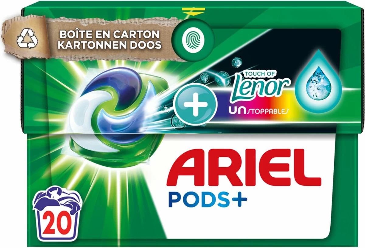 Ariel Wasmiddel Pods + Touch Of Lenor – 4 X 20 Wasbeurten – Voordeelverpakking 7 Ariel Wasmiddel Pods + Touch Of Lenor – 4 X 20 Wasbeurten – Voordeelverpakking - Afbeelding 5
