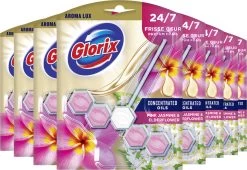 Glorix Aroma Lux Pink Jasmine & Elderflower Toiletblokken - 9 Stuks - Voordeelverpakking 15 Glorix Aroma Lux Pink Jasmine & Elderflower Toiletblokken - 9 Stuks - Voordeelverpakking -Schoonmaakproducten Winkel 1200x827