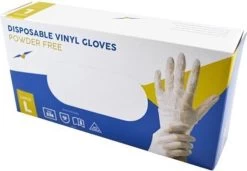 Wegwerp Handschoenen - Vinyl Handschoenen - Poedervrij - Wit - Maat L - 100 Stuks -Schoonmaakproducten Winkel 1200x832 1