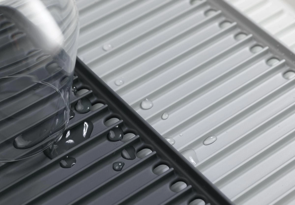 Joseph Joseph - Tier - Afdruipmat - Uitschuifbaar - Grijs 4 Joseph Joseph - Tier - Afdruipmat - Uitschuifbaar - Grijs - Afbeelding 2