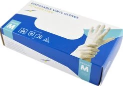 Merkloos Wegwerp Handschoenen - Vinyl Handschoenen - Poedervrij - Wit - Maat M - 100 Stuks -Schoonmaakproducten Winkel 1200x840 1