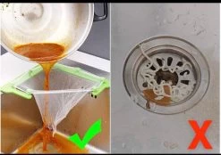 Merkloos Gootsteen Organizer - Gootsteen Afval Netje - Gootsteenontstopper - Spoelbak - Incl. 50 Netjes -Schoonmaakproducten Winkel 1200x844 1