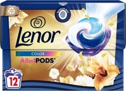 Lenor All In 1 Pods Amber & Orchidee - Waspods - 4 X 12 Wasbeurten Voordeelverpakking -Schoonmaakproducten Winkel 1200x865