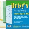 Betsy's Microvezel Ramenset XXL 40*40+70*50+40*40 Blauw -Schoonmaakproducten Winkel 1200x871 3