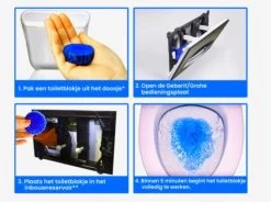 DONGOODS® Toiletblokjes Voor Inbouwreservoirs – WC-blokjes – Toiletblokken In Een Voordeelverpakking – 12 Stuks -Schoonmaakproducten Winkel 1200x893 1