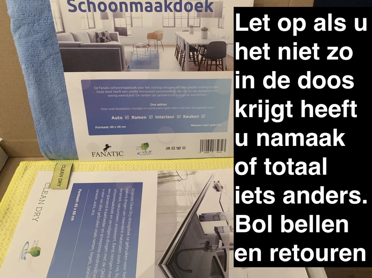 Merkloos Ramenset Raamdoeken Microvezel Glasdoeken Droogdoek Ramen 7 Merkloos Ramenset Raamdoeken Microvezel Glasdoeken Droogdoek Ramen - Afbeelding 5