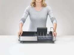 Extend Steel Uitschuifbaar Afdruiprek - Grijs - Joseph Joseph -Schoonmaakproducten Winkel 1200x900 11