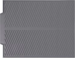 Navaris Siliconen Droogmat Met Afvoer - Aanrecht Droogmat Voor Afwas, Borden, Bestek, Glazen - Grijs -Schoonmaakproducten Winkel 1200x928 1