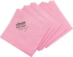 Vileda Microvezeldoek PVA Rood Pak Van 5 Stuks -Schoonmaakproducten Winkel 1200x934 2