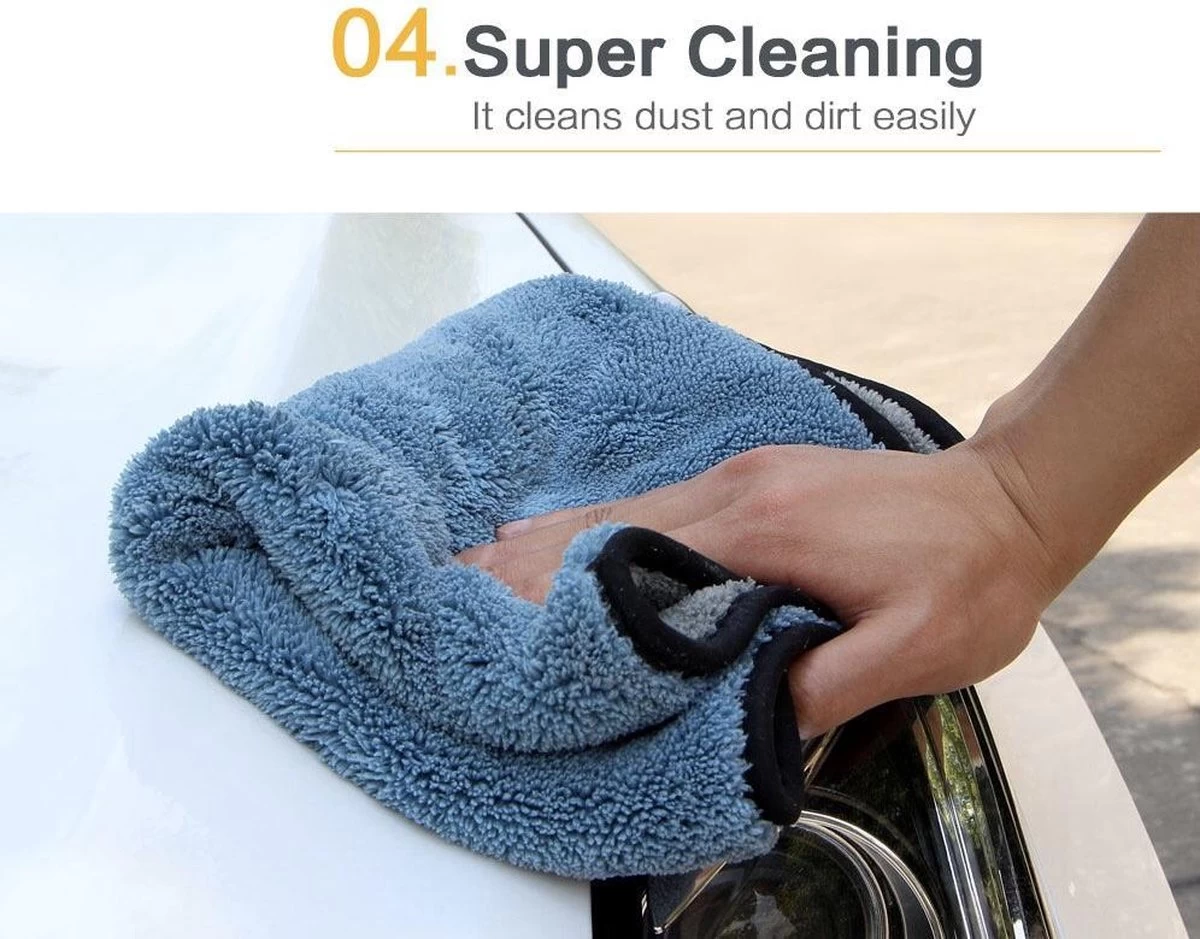 Droogdoek Auto - Watermagneet - Microvezel - Doek - 45 X 38 Cm - Blauw - Super Zacht! 11 Droogdoek Auto - Watermagneet - Microvezel - Doek - 45 X 38 Cm - Blauw - Super Zacht! - Afbeelding 9