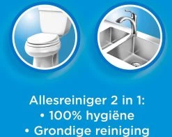 Ajax® Ajax Allesreiniger 100% Hygiene 6 X 1L - Voordeelverpakking -Schoonmaakproducten Winkel 1200x953
