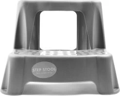 Grijs Kinderkrukje/opstapje Met 2 Treden 35 Cm - Keuken/badkamer Krukjes/opstapjes Voor Kinderen -Schoonmaakproducten Winkel 1200x955 1