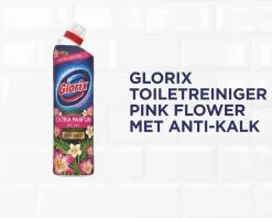Glorix WC Powergel Toiletreiniger Pink Flower - 6 X 750 Ml - Voordeelverpakking -Schoonmaakproducten Winkel 1200x961 4