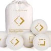 LuxerLiving Wasbol Set Van 6 - Droogt Tot 30% Sneller - Wasverzachter - Droger Ballen - Dryer Balls - Ecologisch - 100% Wol -Schoonmaakproducten Winkel 1200x971 2