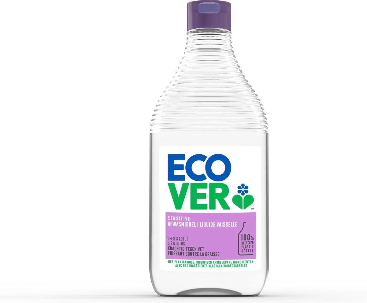 Ecover - Afwasmiddel - Lelie & Lotus - Voordeelverpakking 8 X 450 Ml 6 Ecover - Afwasmiddel - Lelie & Lotus - Voordeelverpakking 8 X 450 Ml - Afbeelding 4