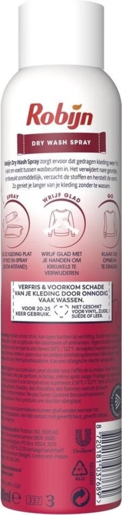 Robijn Pink Sensation Dry Wash Spray 200 Ml -Schoonmaakproducten Winkel 284x1200 1