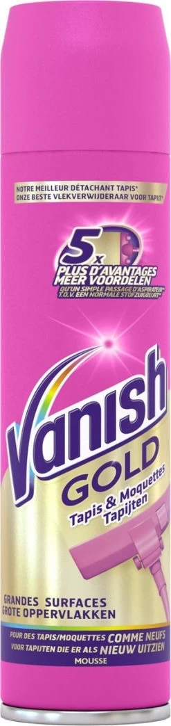 Vanish Gold Mousse Voor Tapijt Vlekkenverwijderaar - 600 Ml 13 Vanish Gold Mousse Voor Tapijt Vlekkenverwijderaar - 600 Ml -Schoonmaakproducten Winkel 284x1200 2