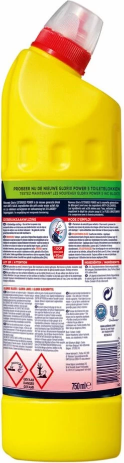 Glorix Bleek - Orginal 750ML -Schoonmaakproducten Winkel 321x1200 1