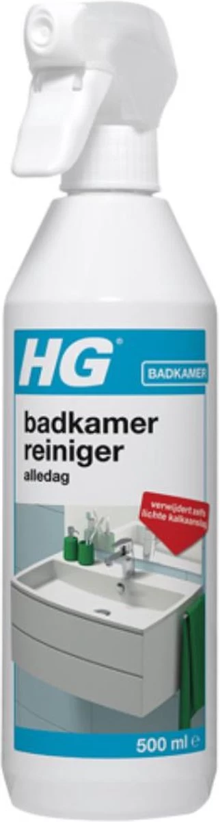 HG Badkamerreiniger Alledag - 500ml - Verwijdert Zeepresten, Huidvetten En Lichte Kalkaanslag 3 HG Badkamerreiniger Alledag - 500ml - Verwijdert Zeepresten, Huidvetten En Lichte Kalkaanslag