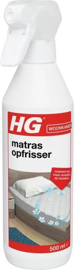HG Matrasopfrisser - 500ml - Maskeert Niet, Maar Neemt De Bron Weg - Geeft Snel Een Fris Matras -Schoonmaakproducten Winkel 337x1200