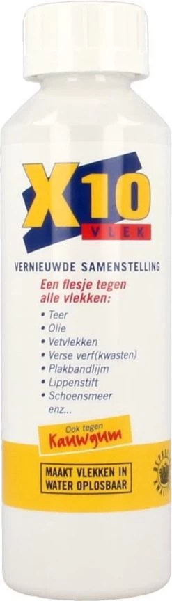 X10 Vlekken - 250 Ml - Vlekverwijderaar -Schoonmaakproducten Winkel 343x1200