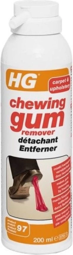 HG Chewing Gum Remover (HG Product 97) - 200ml - Bevriest Kauwgom -Schoonmaakproducten Winkel 348x1200