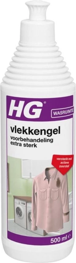 HG Vlekken Voorbehandeling Gel Extra Sterk - 500 Ml - Verwijdert De Allerergste Vlekken = Met Actieve Zuurstof -Schoonmaakproducten Winkel 349x1200