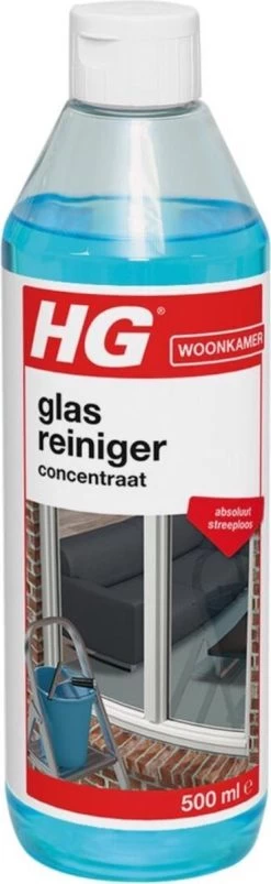 HG Glasreiniger Concentraat - 500ml - Reinigt Streeploos - De Keuze Van Professionele Glazenwassers -Schoonmaakproducten Winkel 369x1200 1