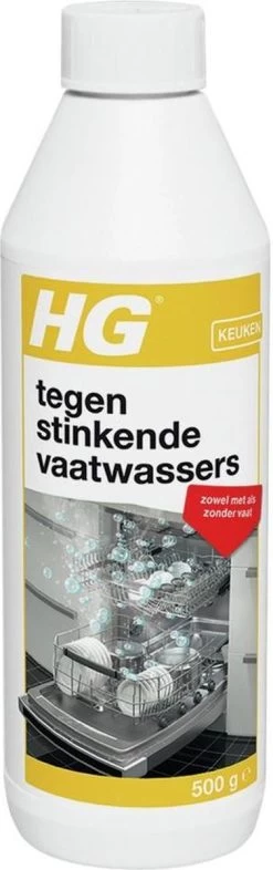 HG Tegen Stinkende Vaatwassers - 500gr - Voor Een Schone En Fris Ruikende Vaatwasser - Voor 12 Behandelingen -Schoonmaakproducten Winkel 377x1200