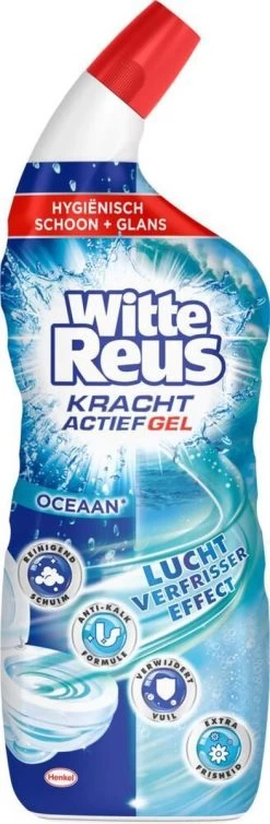Witte Reus Toiletreiniger - Kracht Actief Gel Oceaan - Voordeelverpakking 10 X 700ml 12 Witte Reus Toiletreiniger - Kracht Actief Gel Oceaan - Voordeelverpakking 10 X 700ml -Schoonmaakproducten Winkel 393x1200 3