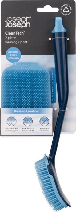 Joseph Joseph CleanTech Afwasborstel En Schrobber Set - Kunststof -Schoonmaakproducten Winkel 431x1200