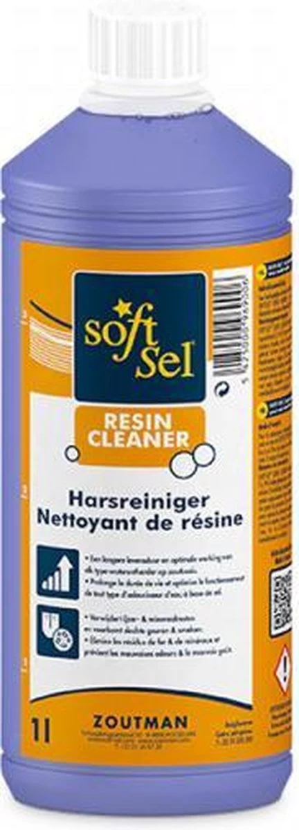 SOFT-SEL® - Harsreiniger - 1L Fles - Geschikt Voor Iedere Waterontharder - Makkelijk In Gebruik 3 SOFT-SEL® - Harsreiniger - 1L Fles - Geschikt Voor Iedere Waterontharder - Makkelijk In Gebruik