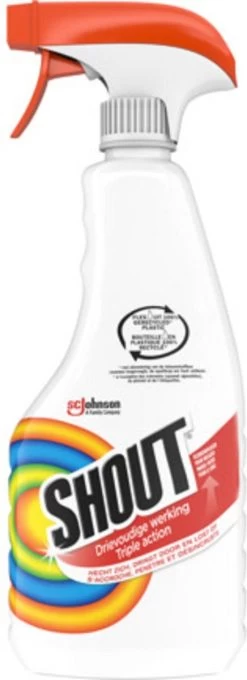 Mr Muscle Shout Vlekkenoplosser Triple Action - Spray - 2 X 500 Ml 9 Mr Muscle Shout Vlekkenoplosser Triple Action - Spray - 2 X 500 Ml -Schoonmaakproducten Winkel 436x1200